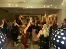 Wedding DJ with lighting