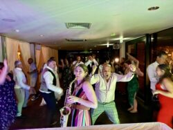Experienced wedding and events DJ working alongside saxophonist